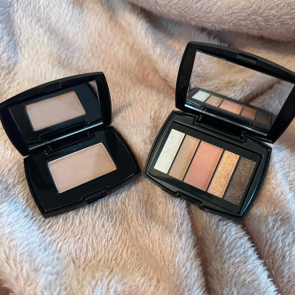 Lancome Eyeshadow Palette and Blush duo